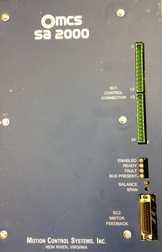 Axcelis servo motor repair